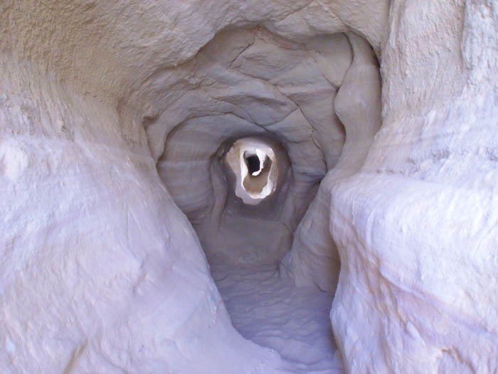 Mining tunnel for copper at Timna Park