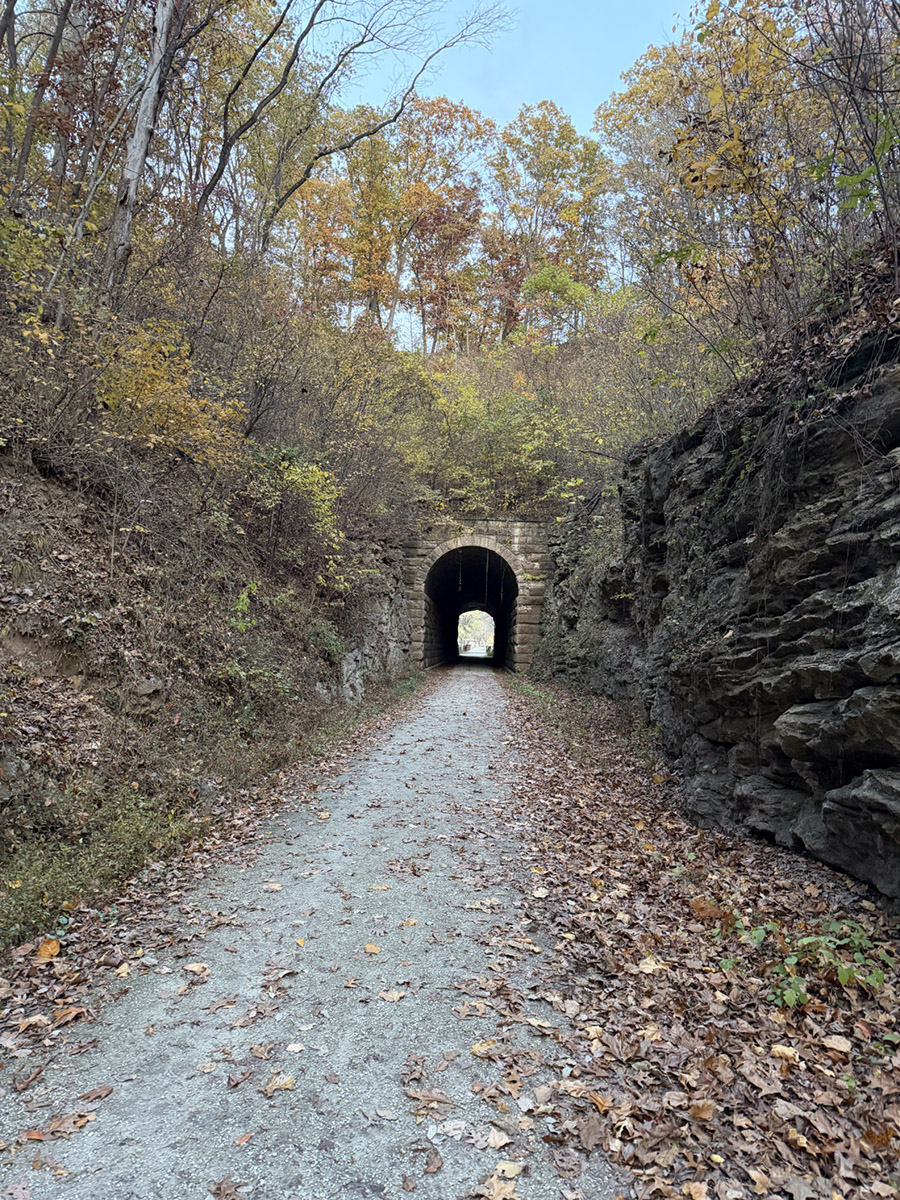 Tunnel Rock Island Trail Tunnel on the Rock Island bicycle trail
